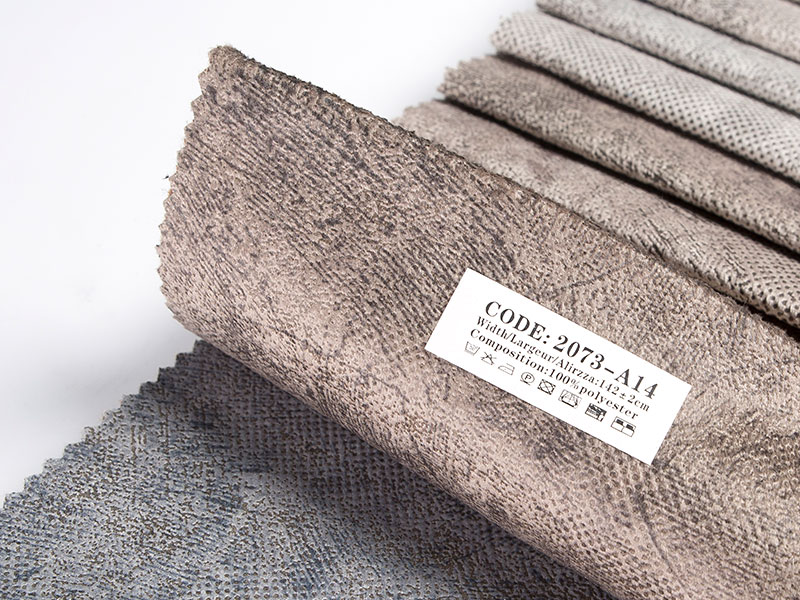 Tincto laminated holoserica fabricae ad upholstery, flocculum et comfortable