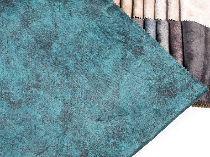 Luxuriosa tincto laminated velvet fabricae, mollis et durabile, variis coloribus