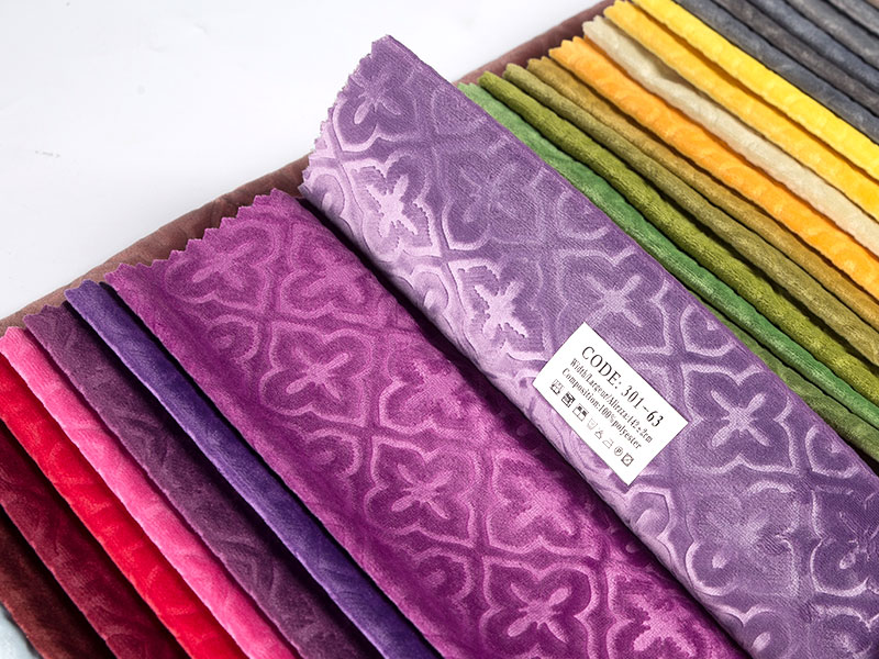 Summus finis tincto caelata holoserica fabricae interior consilium