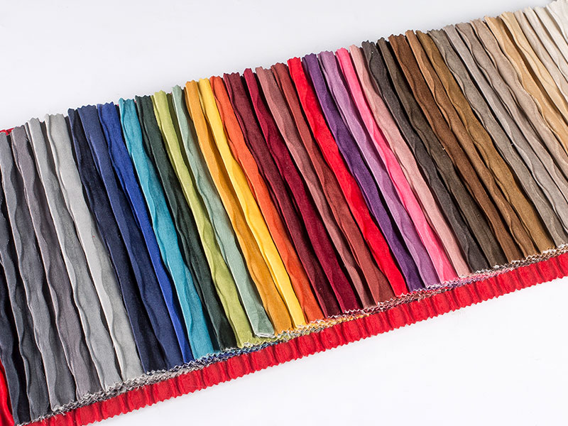 Velvet crinkle fabricae