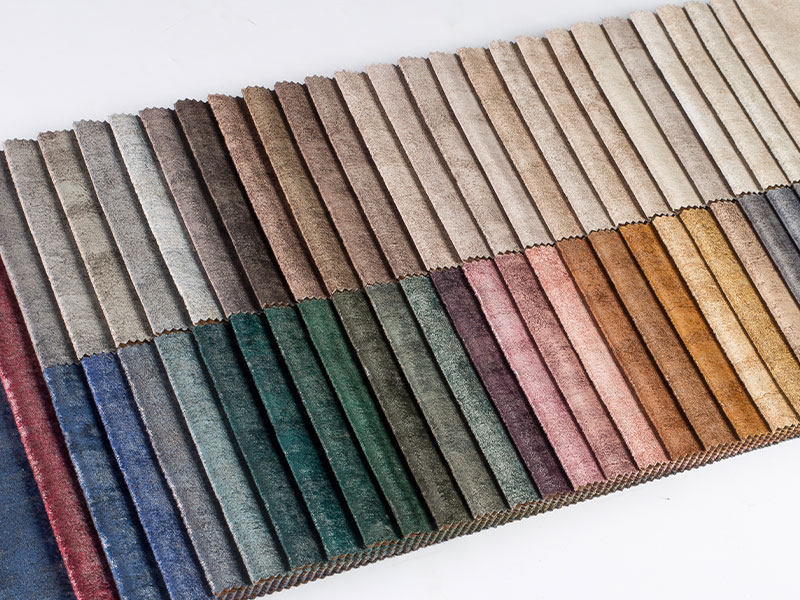 Premium tincto laminated velvet fabricae