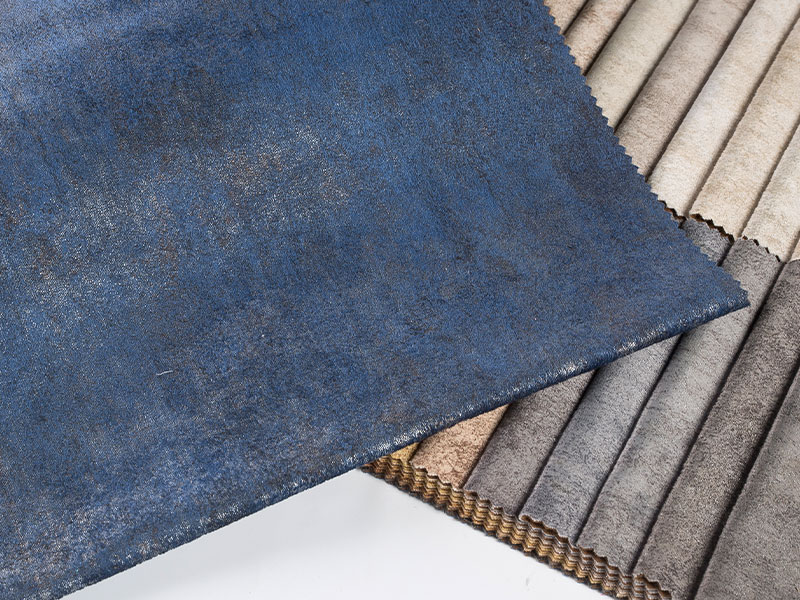 Premium tincto laminated velvet fabricae