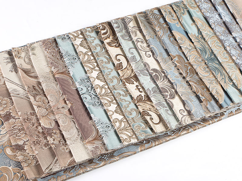 Premium tincto tybisci Jacquard fabricae in domum decor - summus qualitas et durabile
