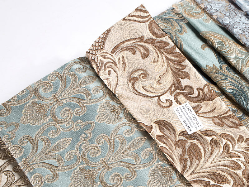 Premium tincto tybisci Jacquard fabricae in domum decor - summus qualitas et durabile