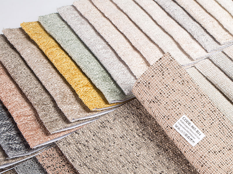 Premium patet Chenille upholstery fabricae ad supellectilem et automotive interiora