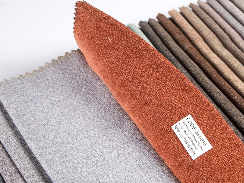 Fashionable patet Chenille fabricae: Specimen pro Home Textiles