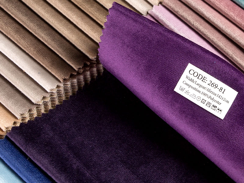 Syre / laminated stamine Knic Hollandiae Velvet Vellus Fabric